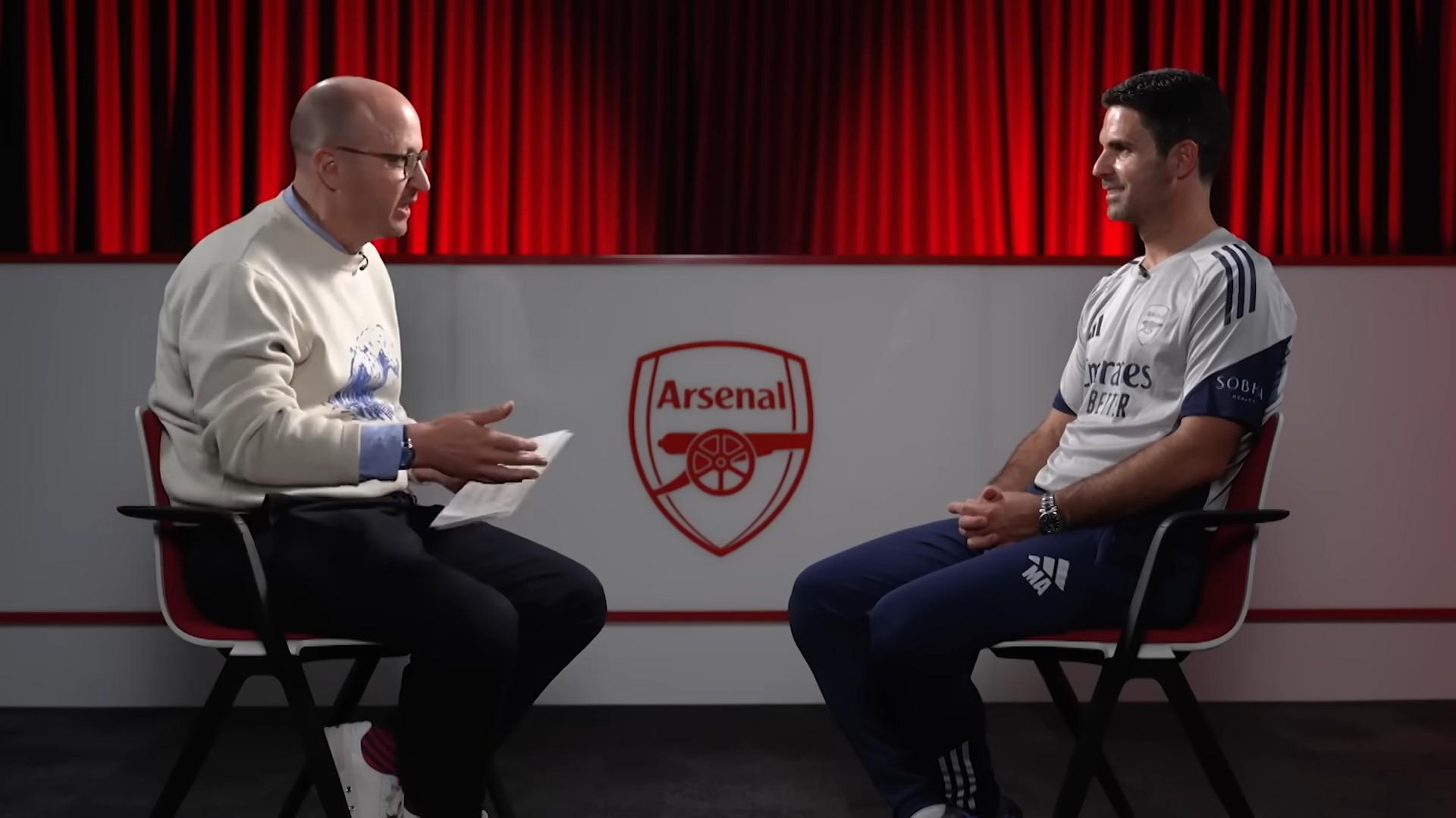 Arteta：當(dāng)他第一次與Zhekelais交談時 他覺得自己決心選擇阿森納
