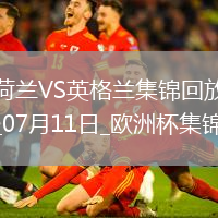 07月11日歐洲杯半決賽荷蘭vs英格蘭進球視頻