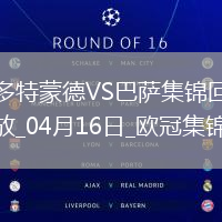 04月16日歐冠1/4決賽次回合多特蒙德vs巴塞羅那進球視頻