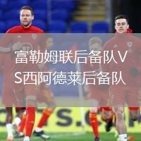 富勒姆聯后備隊VS西阿德萊后備隊