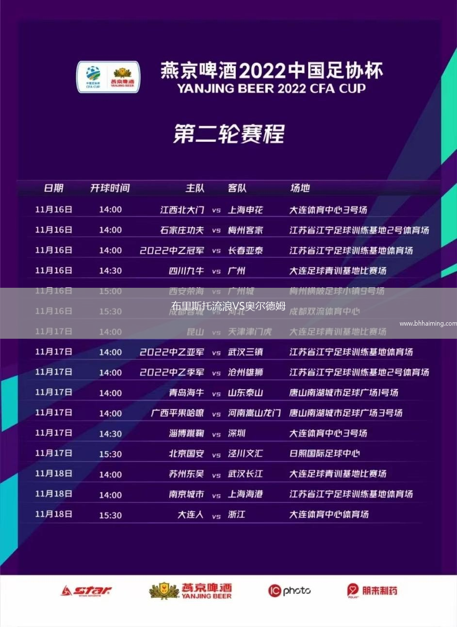 布里斯托流浪VS奧爾德姆